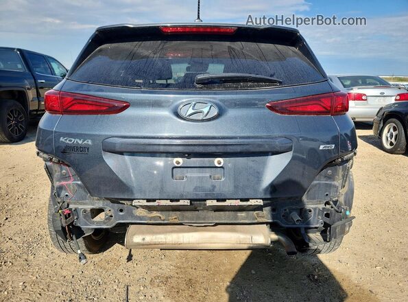 KM8K6CAA3JU073076 2018 HYUNDAI KONA Gray Vista trasera