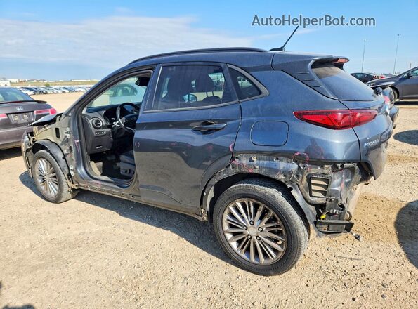 KM8K6CAA3JU073076 2018 HYUNDAI KONA Gray Trasero izquierdo