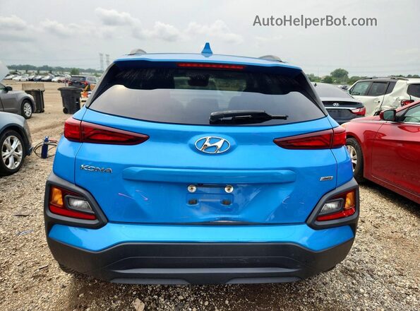KM8K6CAA6LU538940 2020 HYUNDAI KONA Blue Rear view