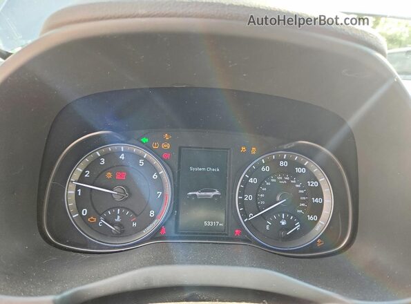 KM8K6CAA6LU571484 2020 HYUNDAI KONA Серый Вид щитка приборов