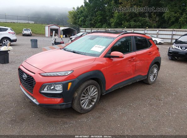 KM8K6CAA8LU416273 2020 HYUNDAI KONA Orange Przód lewy