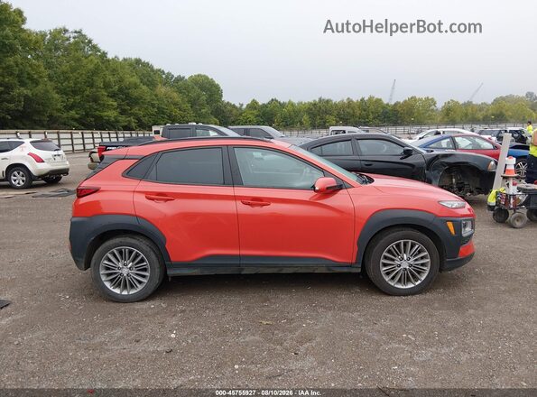 KM8K6CAA8LU416273 2020 HYUNDAI KONA Orange Widok wnętrza z tyłu