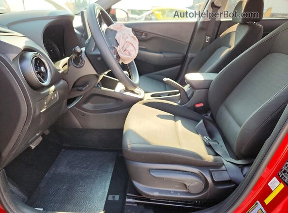 KM8K6CAB1BNU83095 2022 HYUNDAI KONA Red წინა სალონის ხედი