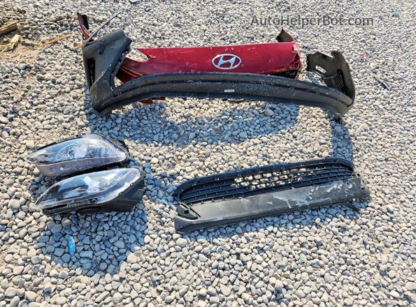KM8K6CAB1BNU83095 2022 HYUNDAI KONA Red ძრავის განყოფილების ხედი