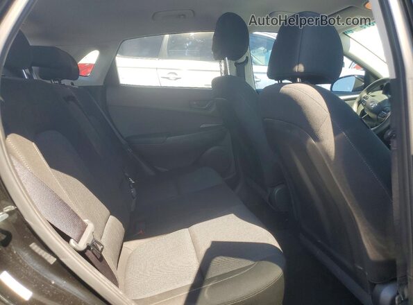 KM8K6CAB1NU920501 2022 HYUNDAI KONA Black უკანა სავარძლების ხედი