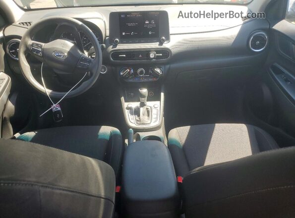 KM8K6CAB1NU920501 2022 HYUNDAI KONA Black წინა პანელის ხედი