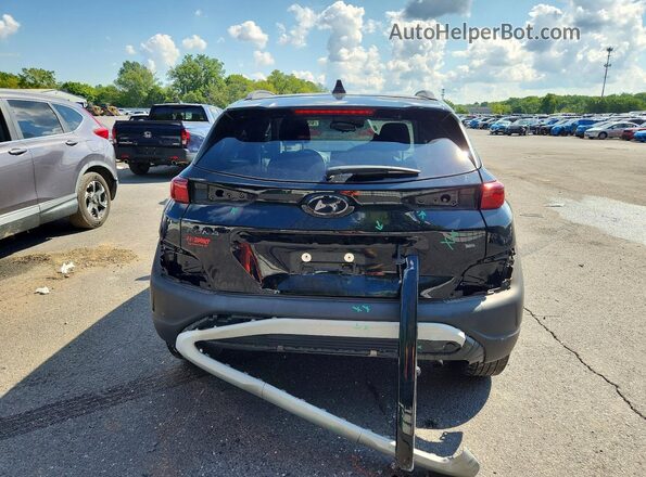 KM8K6CAB1PU011953 2023 HYUNDAI KONA Black Հետևի տեսք