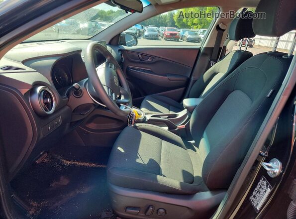 KM8K6CAB1PU011953 2023 HYUNDAI KONA Black Սալոնի դիմացի տեսք