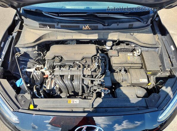 KM8K6CAB1PU011953 2023 HYUNDAI KONA Black Շարժիչի բաժամունքի տեսք