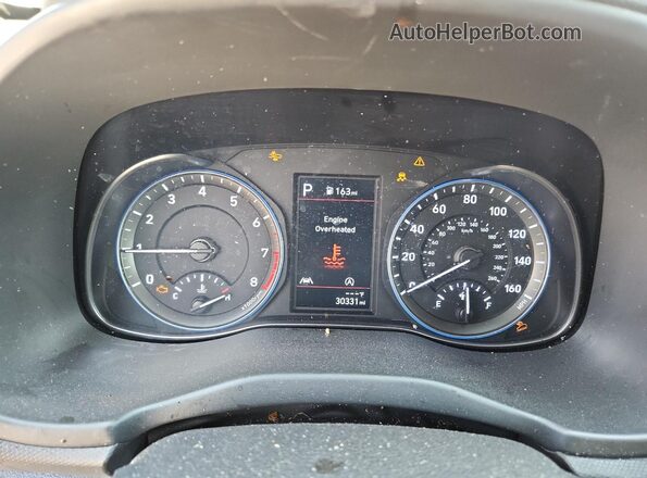 KM8K6CAB1PU040627 2023 HYUNDAI KONA Black Vista del cuadro de instrumentos