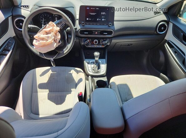 KM8K6CAB1PU931064 2023 HYUNDAI KONA Teal წინა პანელის ხედი