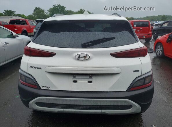 KM8K6CAB1PU964789 2023 HYUNDAI KONA White Vista trasera