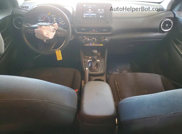 KM8K6CAB1PU976148 2023 HYUNDAI KONA White Dashboard view