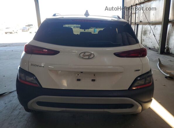 KM8K6CAB1PU976148 2023 HYUNDAI KONA White Rear view