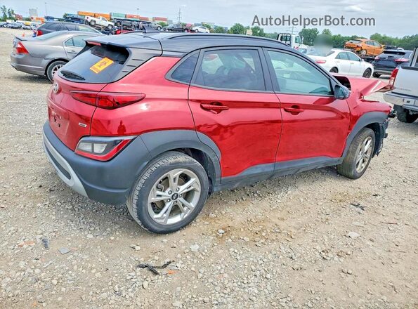 KM8K6CAB2NU779311 2022 HYUNDAI KONA Red Հետևի աջ