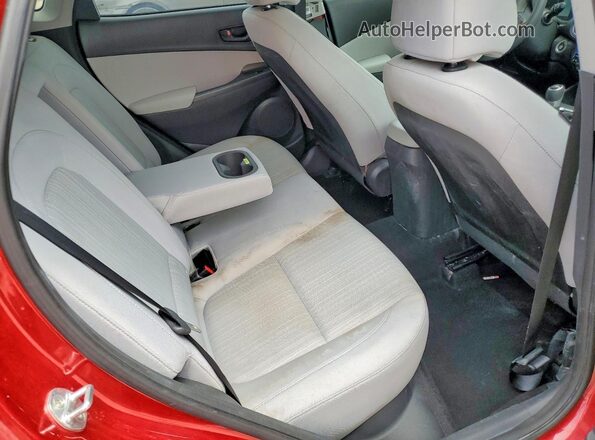 KM8K6CAB2NU779311 2022 HYUNDAI KONA Red Սալոնի հետևի տեսք