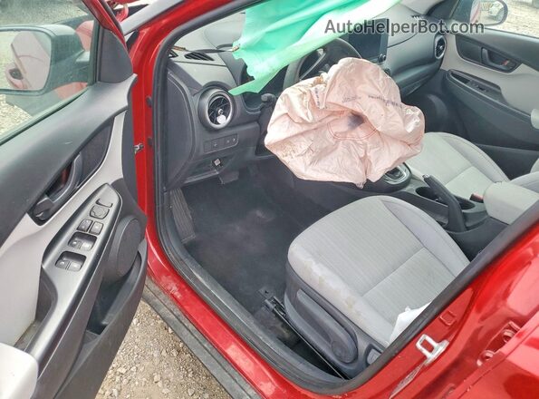 KM8K6CAB2NU779311 2022 HYUNDAI KONA Red Առջևի վահանակի տեսք