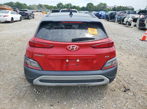 KM8K6CAB2NU779311 2022 HYUNDAI KONA Red Հետևի տեսք