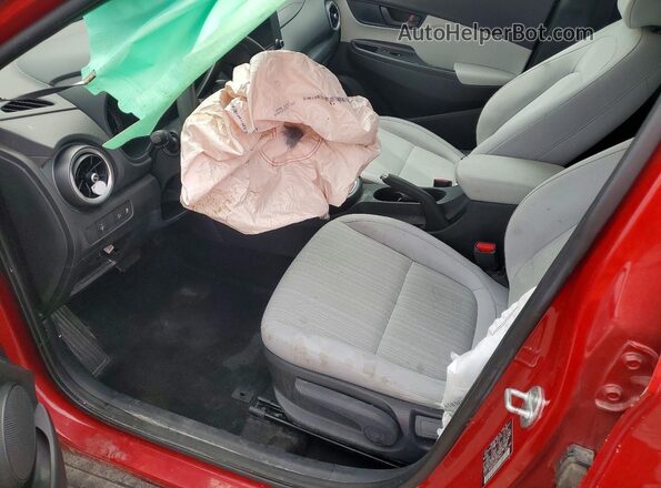KM8K6CAB2NU779311 2022 HYUNDAI KONA Red Սալոնի դիմացի տեսք