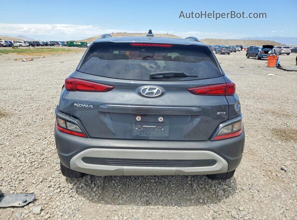 KM8K6CAB2NU807544 2022 HYUNDAI KONA Charcoal უკანა ხედი