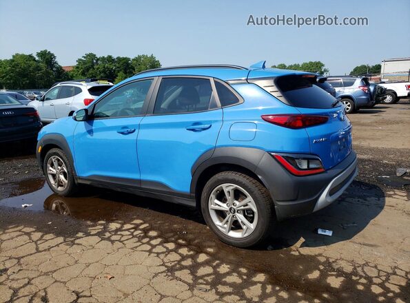 KM8K6CAB3NU802966 2022 HYUNDAI KONA Blue უკანა მარცხენა