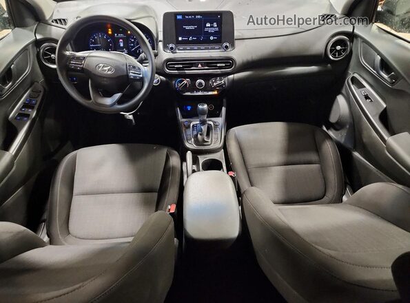KM8K6CAB3NU889798 2022 HYUNDAI KONA Black Widok deski rozdzielczej