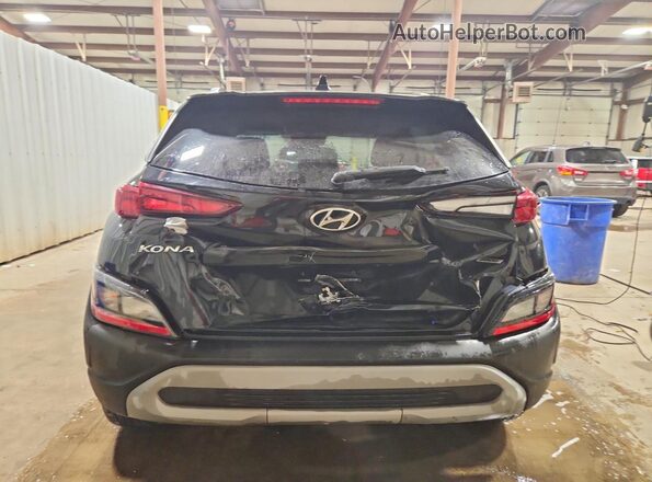 KM8K6CAB3NU889798 2022 HYUNDAI KONA Black Widok z tyłu