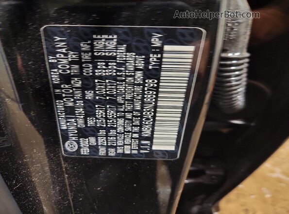 KM8K6CAB3NU889798 2022 HYUNDAI KONA Black Widok komory silnika
