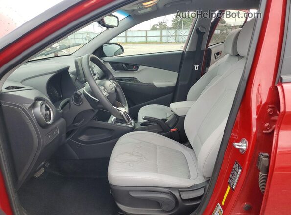 KM8K6CAB3NU913291 2022 HYUNDAI KONA Red Front interior view