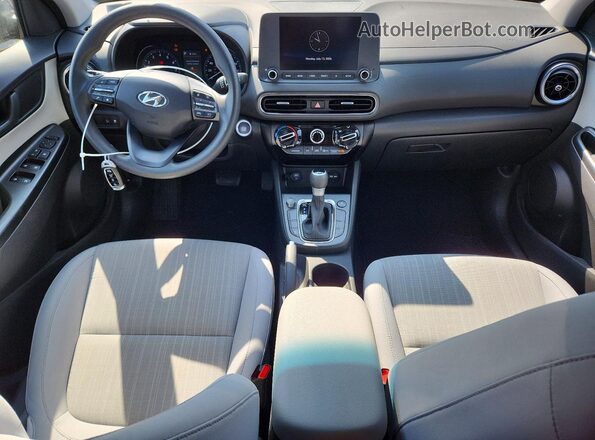 KM8K6CAB3PU006429 2023 HYUNDAI KONA Black Вид панелі приладів