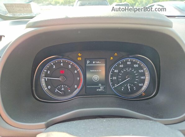 KM8K6CAB3PU006429 2023 HYUNDAI KONA Black Вид щитка приладів
