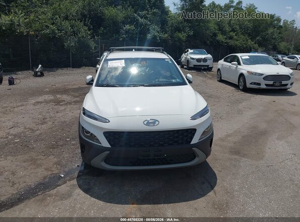 KM8K6CAB3PU995994 2023 HYUNDAI KONA White Widok zestawu wskaźników