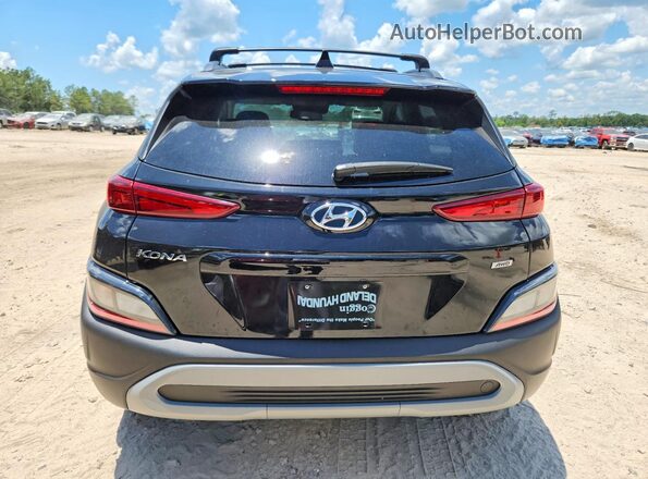 KM8K6CAB4PU019092 2023 HYUNDAI KONA Черный Вид сзади