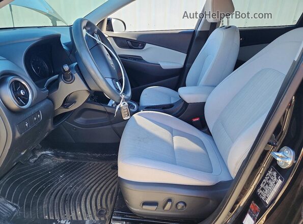 KM8K6CAB4PU053579 2023 HYUNDAI KONA Black წინა სალონის ხედი