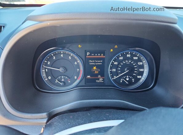 KM8K6CAB4PU053579 2023 HYUNDAI KONA Black ხელსაწყოთა პანელის ხედი