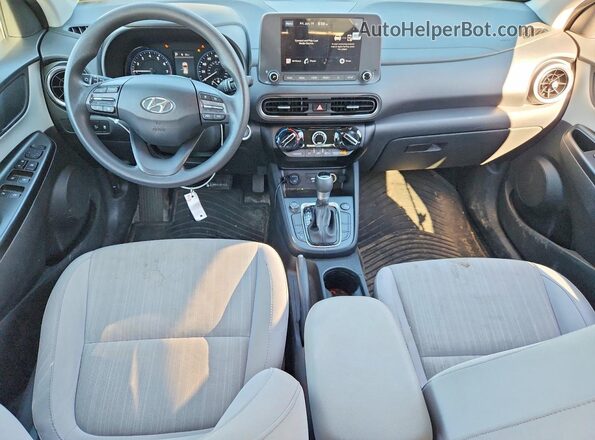 KM8K6CAB4PU053579 2023 HYUNDAI KONA Black წინა პანელის ხედი