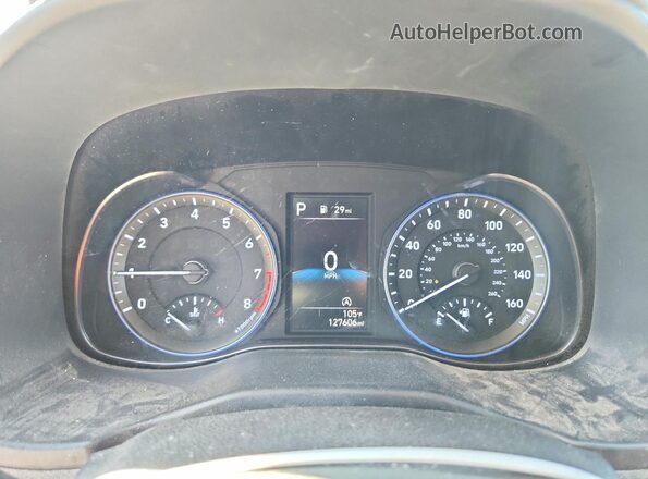 KM8K6CAB5PU964830 2023 HYUNDAI KONA White Vista del cuadro de instrumentos