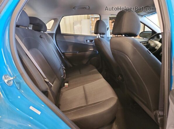 KM8K6CAB5PU981272 2023 HYUNDAI KONA Синий Вид задних сидений