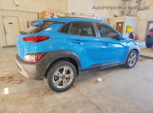 KM8K6CAB5PU981272 2023 HYUNDAI KONA Синий Задняя правая четверть