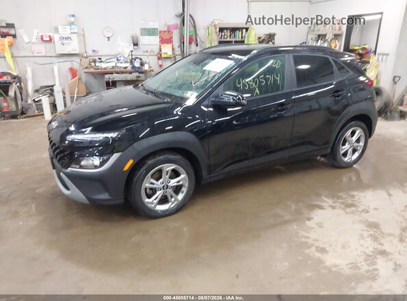 KM8K6CAB5PU994958 2023 HYUNDAI KONA Черный Передняя левая четверть