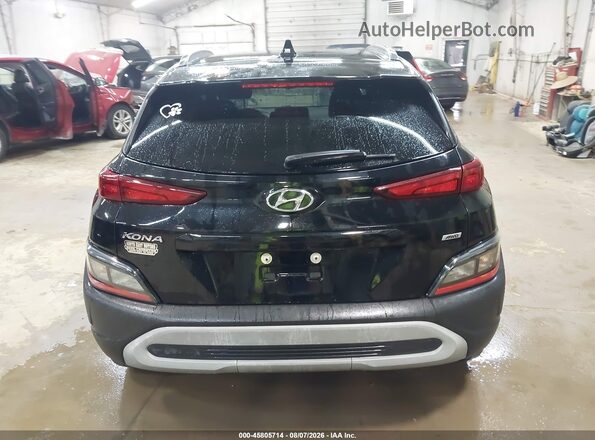 KM8K6CAB5PU994958 2023 HYUNDAI KONA Черный Вид панели приборов