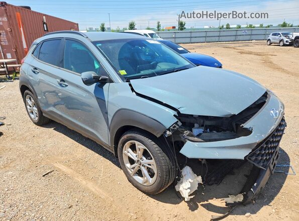 KM8K6CAB6NU857024 2022 HYUNDAI KONA Blue Przód prawy