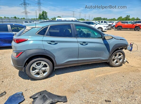 KM8K6CAB6NU857024 2022 HYUNDAI KONA Blue Tył prawy
