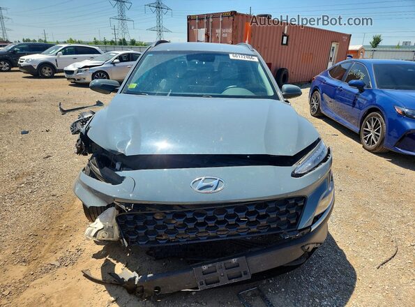 KM8K6CAB6NU857024 2022 HYUNDAI KONA Blue Widok z przodu