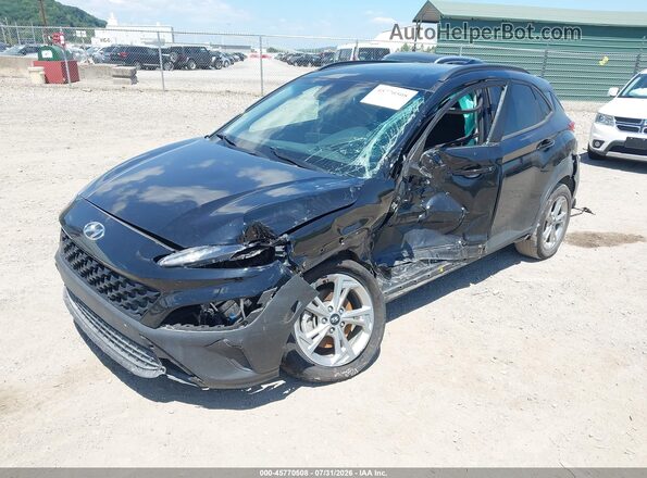 KM8K6CAB6PU964495 2023 HYUNDAI KONA Black Front left