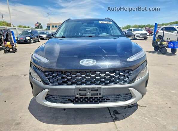 KM8K6CAB6PU990188 2023 HYUNDAI KONA Черный Вид спереди