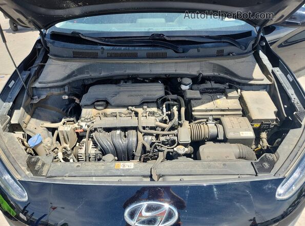 KM8K6CAB6PU990188 2023 HYUNDAI KONA Черный Вид подкапотного пространства