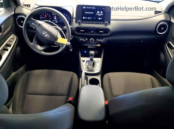 KM8K6CAB7PU964103 2023 HYUNDAI KONA Black Widok deski rozdzielczej