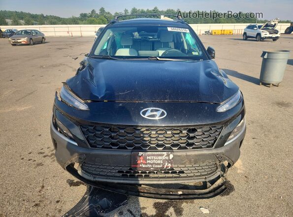 KM8K6CAB8NU831685 2022 HYUNDAI KONA Black Front view