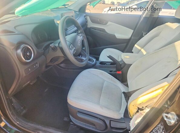 KM8K6CAB8NU831685 2022 HYUNDAI KONA Black Front interior view